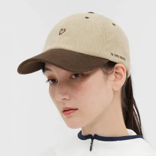 【LE COQ SPORTIF 公雞】高爾夫系列.女款卡其色舒適絨面運動服適合秋季休閒帽子 QLW0J103