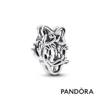 【Pandora 潘多拉】迪士尼黛西造型鏤空吊飾-絕版品