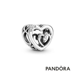 【Pandora 潘多拉】交織心意串飾-飾品/情人節禮物/生日禮/純銀