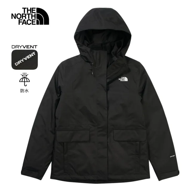【The North Face 官方旗艦】中性款防水透氣三合一外套(多款任選)
