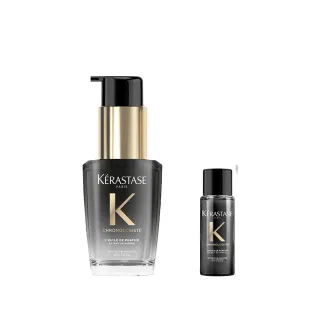 【KERASTASE 巴黎卡詩】黑鑽極萃逆時玫瑰香氛露30ml(護髮油/完美解決頭皮肌膚困擾/交換禮物)