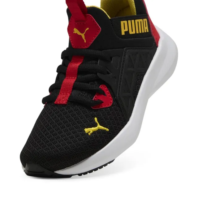 【PUMA】Soft Enzo NXT PS 休閒運動鞋 孩童 19557126(童鞋 休閒鞋  黑色)