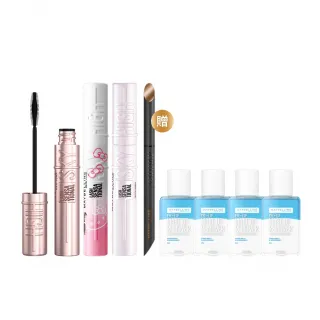 【MAYBELLINE 媚比琳】飛天翹防水睫毛膏3入組(#SKYHIGH#Hello Kitty)