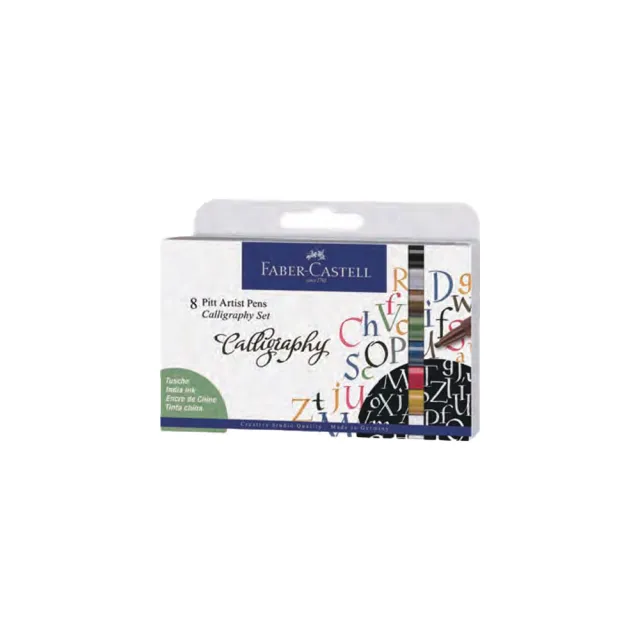 【Faber-Castell】輝柏 PITT藝術筆C/8色入 /組 167508