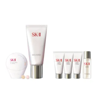 【SK-II官方直營】1+1 CC霜30g+潔面乳120g(五合一小白球/自然膚或玫瑰粉/新客入手/超大牌)