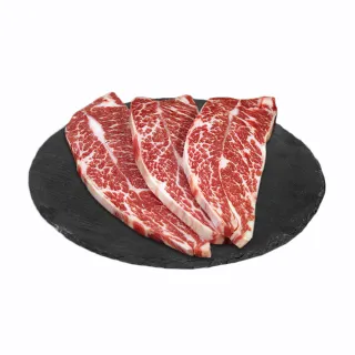 【勝崎生鮮】美國PRIME黑安格斯無骨牛小排5片組(120公克±10% / 1片)