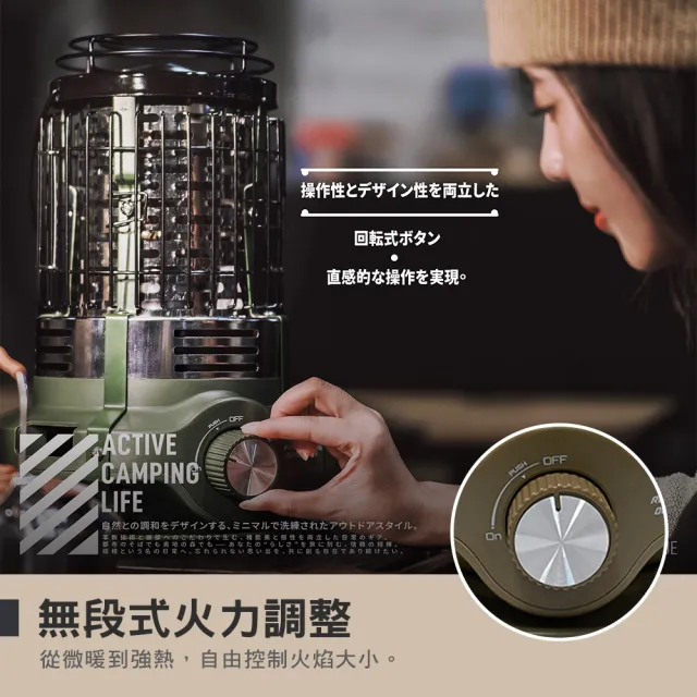 【樂活不露】小太陽瓦斯暖爐 GH-01(卡式瓦斯暖爐 戶外暖爐 暖爐 暖器 取暖器 露營 逐露天下)