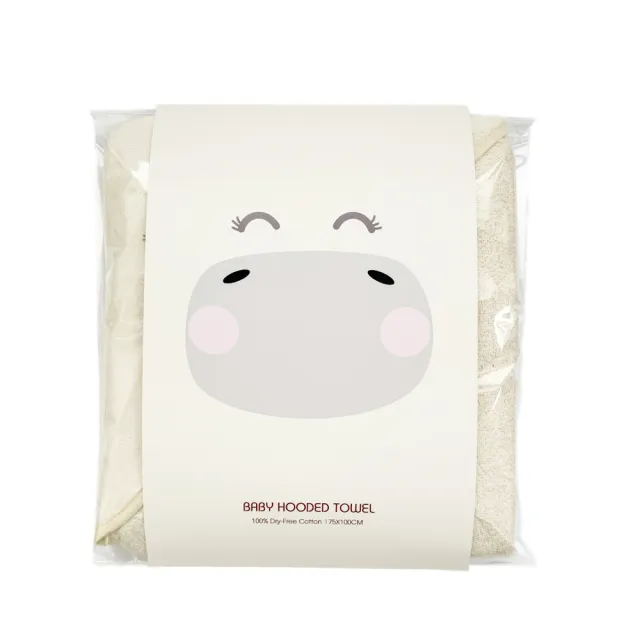 【Nizio】新生兒連帽圍裙浴巾(4種花色)