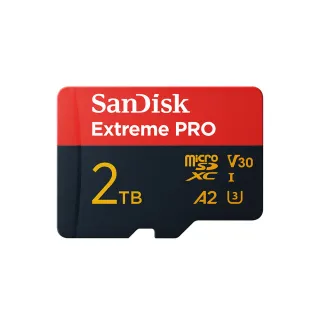 【SanDisk 晟碟】ExtremePRO microSDXC UHS-I 2TB 記憶卡(公司貨)