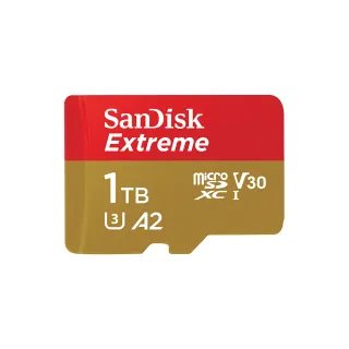 【SanDisk 晟碟】Extreme microSDXC UHS-I 記憶卡 1TB(公司貨)