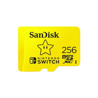 【SanDisk 晟碟】Nintendo Switch 授權專用記憶卡 256GB(公司貨)