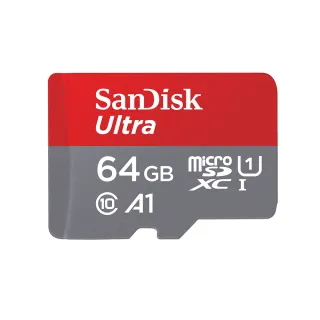【SanDisk 晟碟】Ultra microSDXC UHS-I 記憶卡64GB(公司貨)