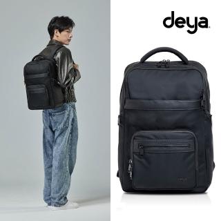 【deya】lnfinity Econyl 商務機能後背包 黑色︱電腦包 後背包 男後背包