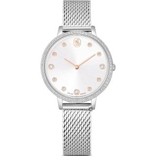 【SWAROVSKI 施華洛世奇】Clarica 璀璨水晶腕錶-35mm(5740971) 情人節