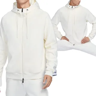 【NIKE 耐吉】AS DF UV primary Fz Hoodi 男款 米白色 速乾 連帽 防曬衣外套 FZ0968-110