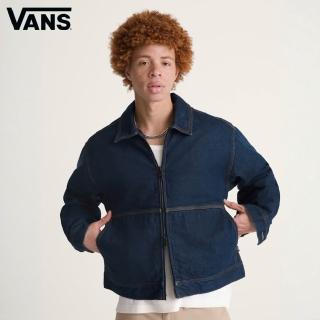 【VANS】官方旗艦 Premium LX Denim Station Jacket 深藍色牛仔外套