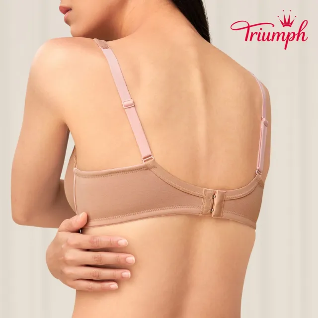 【Triumph 黛安芬】舒活自在系列 舒涼紗無痕透氣軟鋼圈內衣(知性裸)