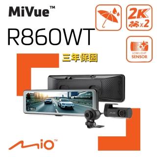 【MIO】MiVue R860WT 雙2K車外鏡頭Sony STARVIS2 WIFI GPS 後視鏡前後雙鏡行車記錄器(行車紀錄器)