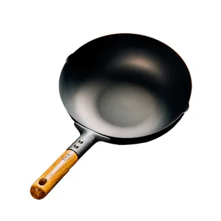 【日本TAKUMI】匠 岩紋鐵鍋/鐵炒鍋28公分(日本製)