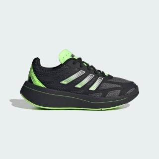 【adidas 愛迪達】愛迪達 Adizero Aruku EL 中童 運動鞋 舒適 黑 綠(JR4241)