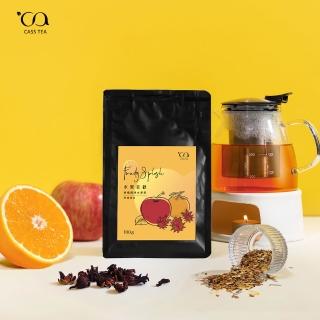 【CASS TEA】水果狂歡 開心包 柑橘風味水果茶(柑橘與葡萄柚風味/無咖啡因水果茶/散茶100g)