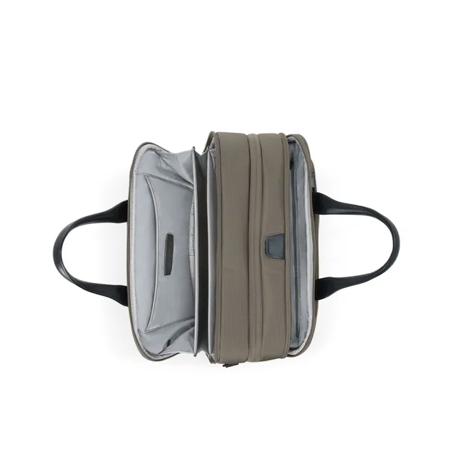 【TUMI】Alpha 中型 15 吋筆電可擴展彈道尼龍公事包 - 合金灰(TUMI 官方旗艦店)