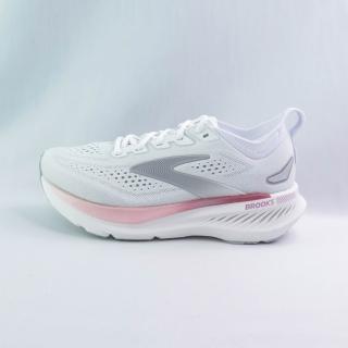 【BROOKS】女慢跑鞋 Glycerin GTS 23 甘油系列 D寬楦(1204921D133白灰)