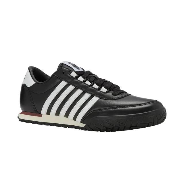 【K-SWISS】時尚運動鞋 VINTAGE TRAINER LTH 休閒 男鞋  黑白色 09462-013-M