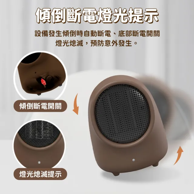 【SOTHING 向物】桌面暖風機-小熊(電暖器 居家暖風機 小暖器 桌上暖風機 交換禮物)