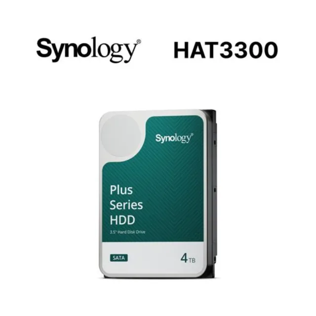 【Synology 群暉科技】搭 4TBx2★ DS425+ 4Bay NAS 網路儲存伺服器(Intel/2GB)(HAT3300-4T)