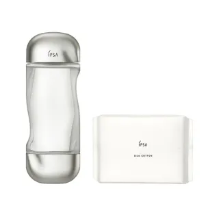 【IPSA 茵芙莎】官方直營 流金水經典濕敷組 流金水 化妝水 保濕補水(美膚機能液200mlx化妝棉120入)