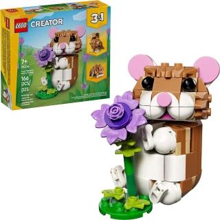【LEGO 樂高】31376 創意大師三合一系列 - 可愛倉鼠和花朵