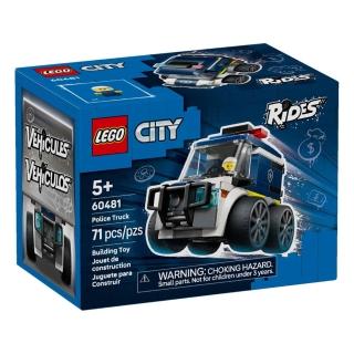 【LEGO 樂高】60481 城市系列 - Rides 警用卡車