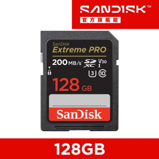 【SanDisk 晟碟】Extreme Pro SDXC UHS-I記憶卡128GB(公司貨)