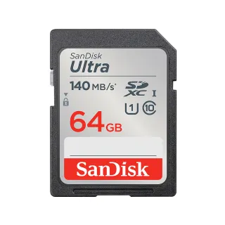 【SanDisk 晟碟】SDXC UHS-I 64GB 記憶卡 140MB/s(公司貨)