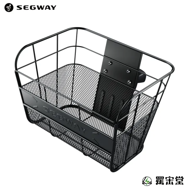 【Segway】滑板車車籃(專屬適配 穩固安裝 細緻網格防掉落)