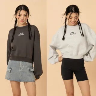 【NEW BALANCE】NB 圓領長袖上衣_女性_深灰/淺灰色_WT61L6T3ABR_WT61L6T3AHH(美版 版型偏大)