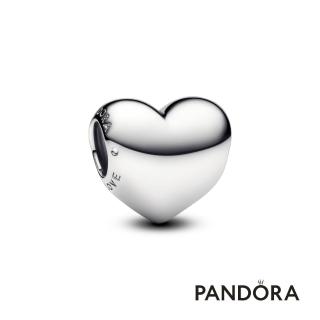 【Pandora 潘多拉】Be Love 可鐫刻愛心串飾-飾品/情人節禮物/生日禮/純銀