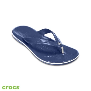 【Crocs】中性鞋 經典 卡駱班 人字拖 海軍藍色 (11033-410)