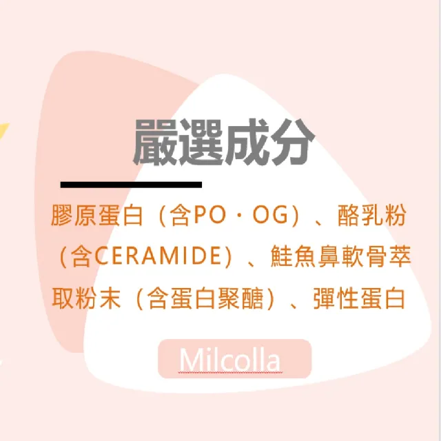 【Suntory 三得利】Milcolla 蜜露珂娜膠原蛋白3盒(共90包_原廠購入有防偽標籤)