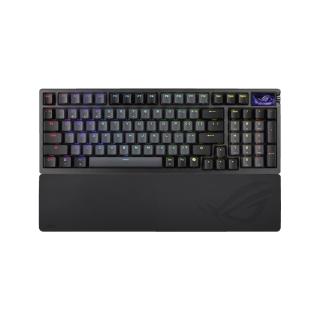 【ASUS 華碩】Azoth 96 HE Gaming Keyboard 無線電競鍵盤 - 黑色(ROG HFX V2 磁性軸)