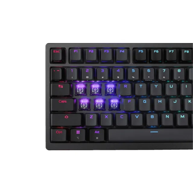 【ASUS 華碩】Azoth 96 HE Gaming Keyboard 無線電競鍵盤 - 黑色(ROG HFX V2 磁性軸)