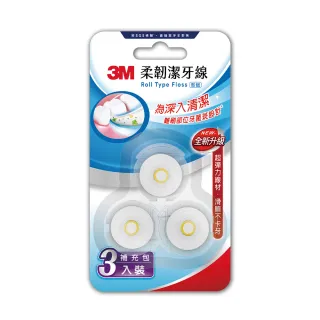 【3M】柔韌潔牙線補充包(30mx3)