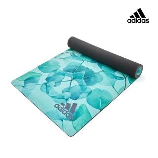 【adidas 愛迪達】頂級天然橡膠防滑瑜珈墊-3.2mm (福利品)
