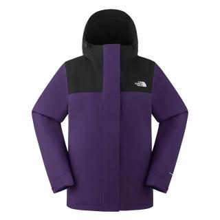 【The North Face】外套 女 運動連帽外套 防潑水 W SANGRO DRYVENT JACKET 2.0 - AP 紫黑 NF0A8DX87IT