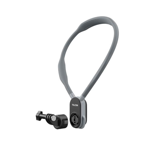 【TELESIN】泰迅 GP-193 新款 磁吸快拆 項圈支架 U型掛脖支架 2.0 (含綁帶) 適用 GOPRO/SJCAM
