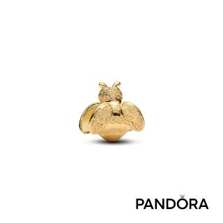 【Pandora 潘多拉】質感蜜蜂迷你串飾-飾品/情人節禮物/生日禮/鍍14k金