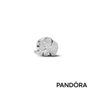 【Pandora 潘多拉】大象霧銀迷你串飾