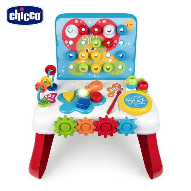 【Chicco】四合一雙語多功能遊戲桌(英/義)
