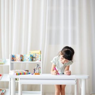 【愛兒館】長紙捲架組含 紙捲(我的第一張小桌子專用)